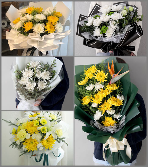 安徽马鞍山当涂县大陇乡平王村白事花束代送